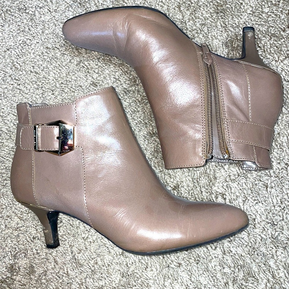 Anne Klein neutral booties